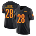 Silnrao W.Commanders #28 Darrell Green Player  Black Vapor F.U.S.E. Limited Stitched Jerseys