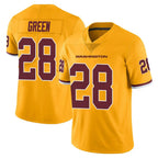 Silnrao W.Commanders #28 Darrell Green Player  Gold Vapor Limited Stitched Jerseys