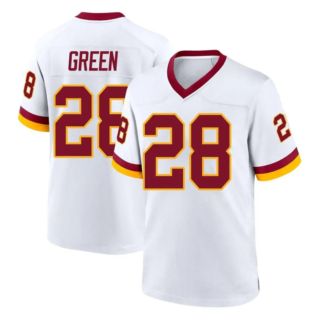 Silnrao W.Commanders #28 Darrell Green Player White Game Stitched Jerseys