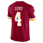 Silnrao W.Commanders #4 Frankie Luvu Burgundy Team Vapor F.U.S.E. Stitched Limited Jerseys