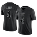 Silnrao W.Commanders #4 Frankie Luvu Player Black RFLCTV Limited Stitched Jerseys