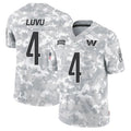 Silnrao W.Commanders #4 Frankie Luvu Player Limited Arctic Camo Salute to Service Stitched Jerseys