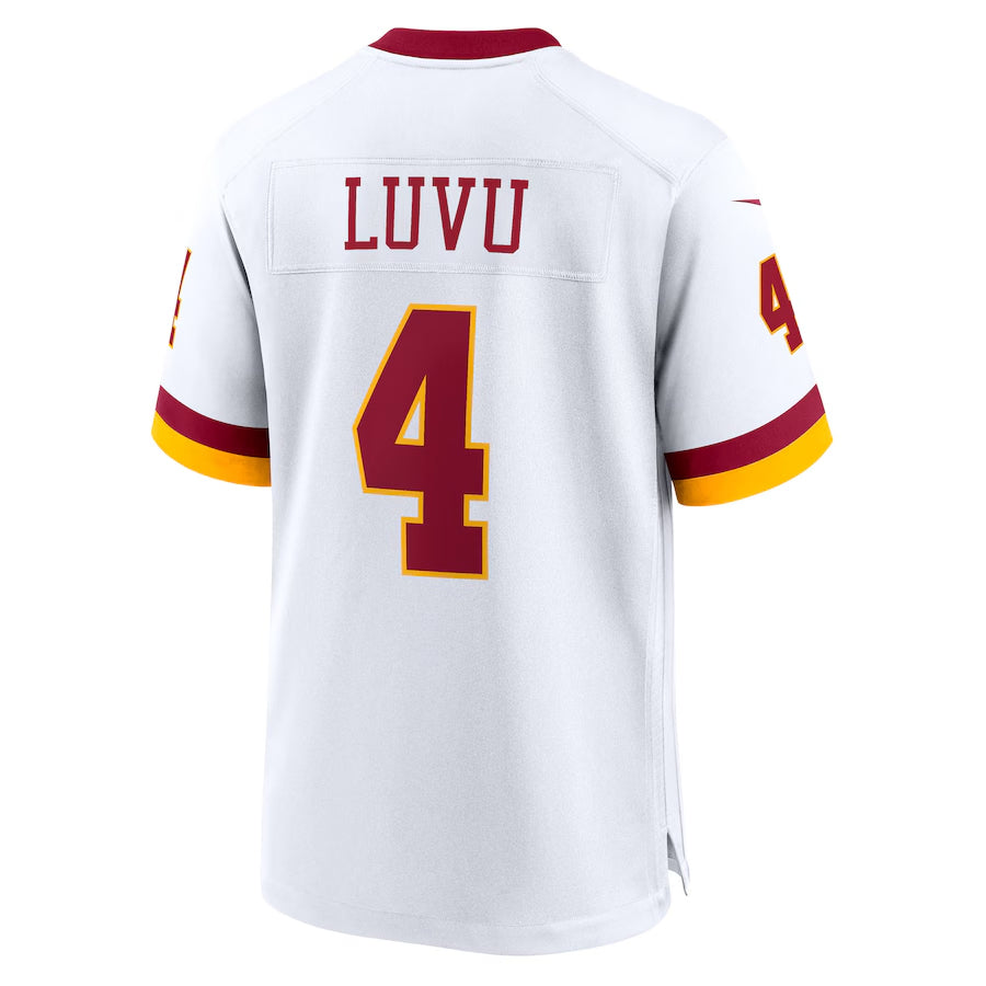Silnrao W.Commanders #4 Frankie Luvu Player Arctic Camo Salute to Service Hoodies Stitched Jerseys