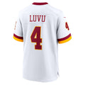 Silnrao W.Commanders #4 Frankie Luvu Player Arctic Camo Salute to Service Hoodies Stitched Jerseys