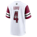 Silnrao W.Commanders #4 Frankie Luvu Player Arctic Camo Salute to Service Hoodies Stitched Jerseys