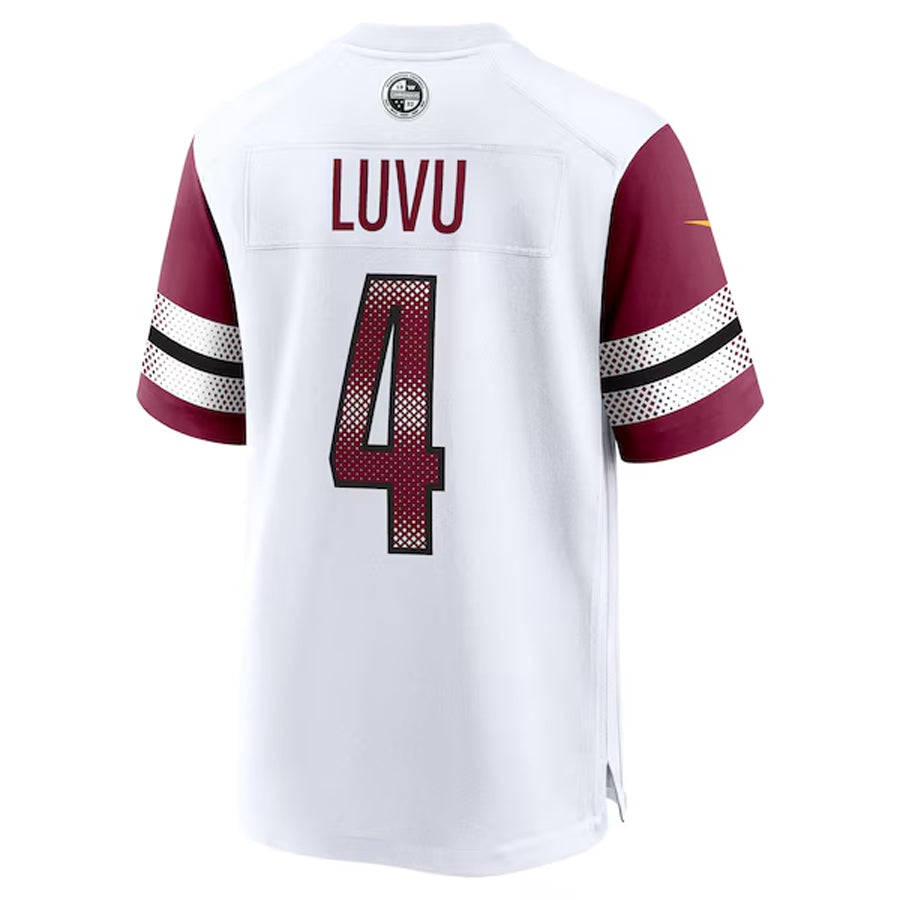 Silnrao W.Commanders #4 Frankie Luvu Player Arctic Camo Salute to Service Hoodies Stitched Jerseys
