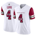 Silnrao W.Commanders #4 Frankie Luvu Player Arctic Camo Salute to Service Hoodies Stitched Jerseys