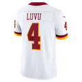 Silnrao W.Commanders #4 Frankie Luvu White Vapor F.U.S.E. Stitched Limited Jerseys