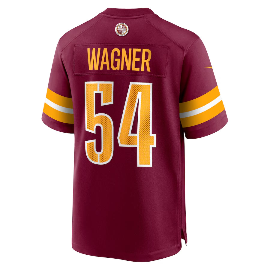 Silnrao W.Commanders #54 Bobby Wagner Player Burgundy Home Game Stitched Jerseys
