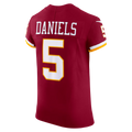 Silnrao W.Commanders #5 Jayden Daniels Burgundy Vapor F.U.S.E. Elite Stitched Jerseys