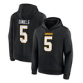 Silnrao W.Commanders #5 Jayden Daniels Player Black Salute to Service Hoodies Stitched Jerseys