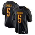 Silnrao W.Commanders #5 Jayden Daniels Player Carbon Black Fashion Stitched Jerseys