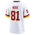 Silnrao W.Commanders #81 Art Monk White Alternate 2 Game Stitched Jerseys