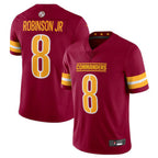 Silnrao W.Commanders #8 Brian Robinson Jr. Burgundy Vapor Untouchable Limited Jersey American Stitched Jerseys