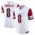 Silnrao W.Commanders #8 Brian Robinson Jr. White Vapor F.U.S.E. Limited Jersey American Stitched Jerseys