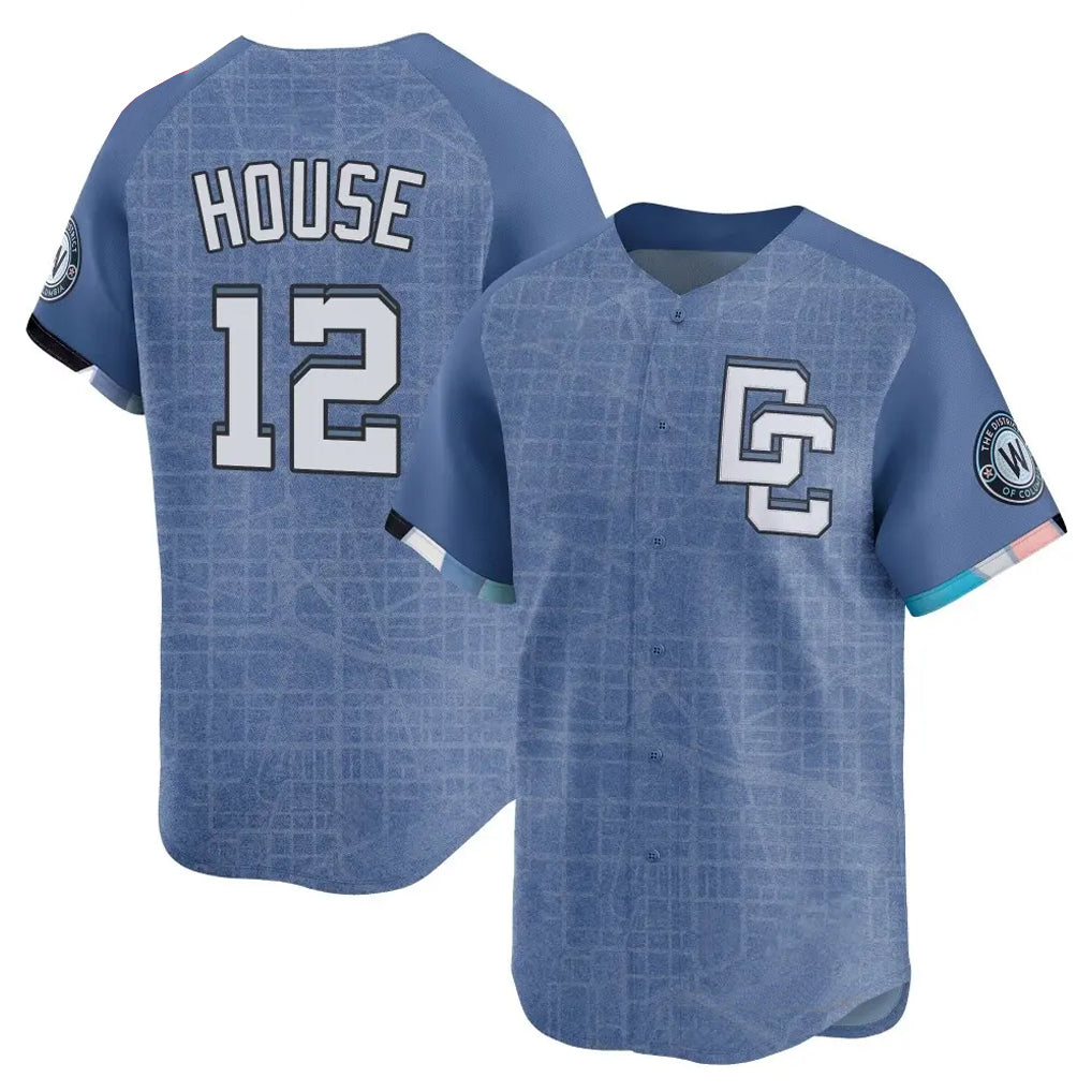 Silnrao W.Nationals #12 Brady House Player Blue Limited City Connect Stitched Jerseys