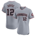 Silnrao W.Nationals #12 Brady House Player Gray City Connect Elite Alternate Stitched Jerseys