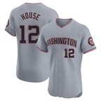 Silnrao W.Nationals #12 Brady House Player Gray City Connect Elite Alternate Stitched Jerseys