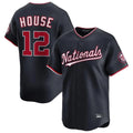 Silnrao W.Nationals #12 Brady House Player Navy Alternate Limited Game Stitched Jerseys