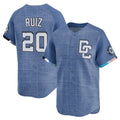 Silnrao W.Nationals #20 Keibert Ruiz Player Light Blue Limited City Connect Stitched Jerseys