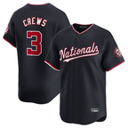 Silnrao W.Nationals #3 Dylan Crews Player Navy Limited Stitched Jerseys