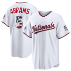 Silnrao W.Nationals #5 CJ Abrams White 2026 All-Star Edition Stars & Stripes Stadium Jerseys