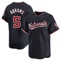 Silnrao W.Nationals #5 CJ Abrams Player Navy Blue Replica Stitched Jerseys