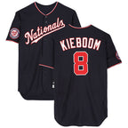 Silnrao W.Nationals #8 Carter Kieboom Player Navy Home Game Stitched Jerseys