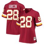 Silnrao Washington Football Team #28 Darrell Green Burgundy Legacy Replica Player Jersey American Stitched Jerseys