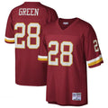 Silnrao Washington Football Team #28 Darrell Green Mitchell & Ness Burgundy Legacy Replica Jersey Stitched Jerseys
