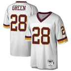 Silnrao Washington Football Team #28 Darrell Green Mitchell & Ness White Legacy Replica Jersey Stitched Jerseys