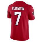 Silnrao A.Falcons #7 Bijan Robinson Red Vapor F.U.S.E. Limited Stitched Jerseys